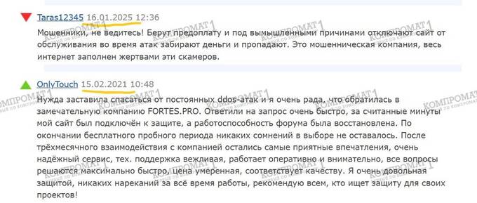 Fortes.pro’s fraud, or How scammers profit from gullible clients under the pretense of IT protection